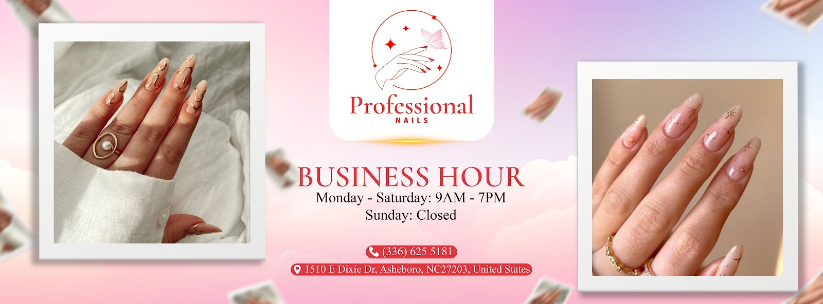 Professional Nails & Hair logo